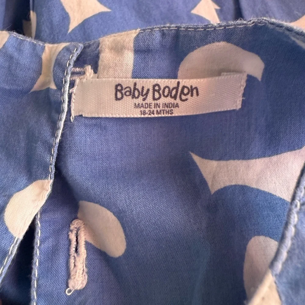Baby Boden blue white